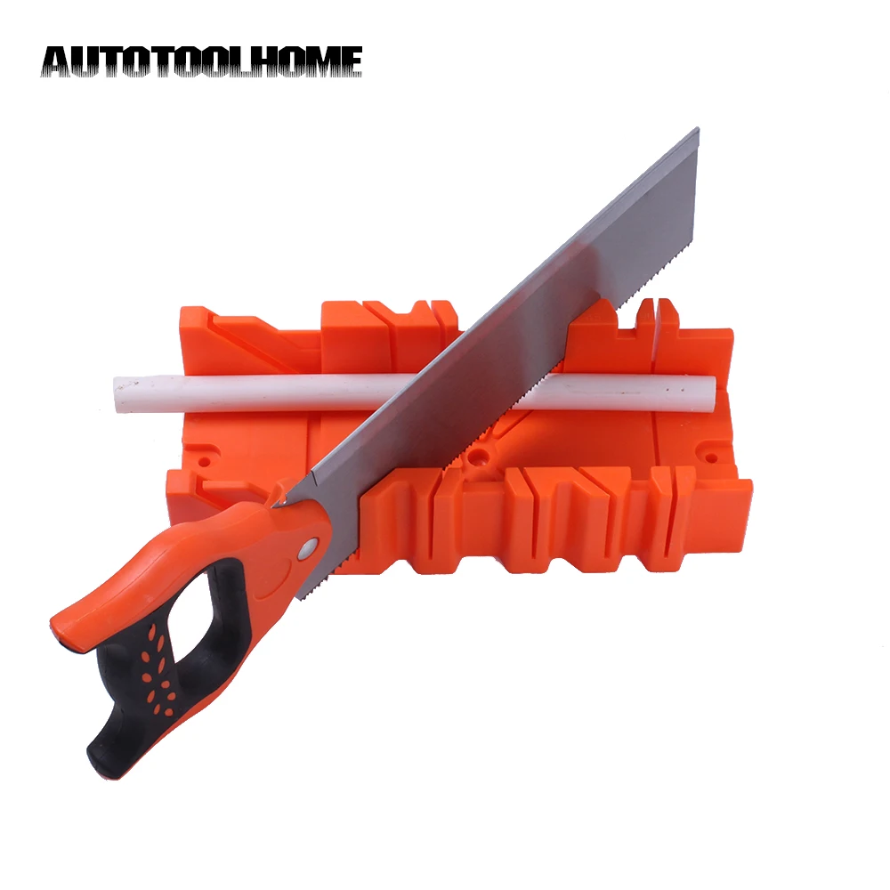 

Woodworking 12" Miter Saw Box Hand Tools Accessories Fits Wood Cutting Saw Cabinet Picture Frame Furniture Excluded Saw Blades