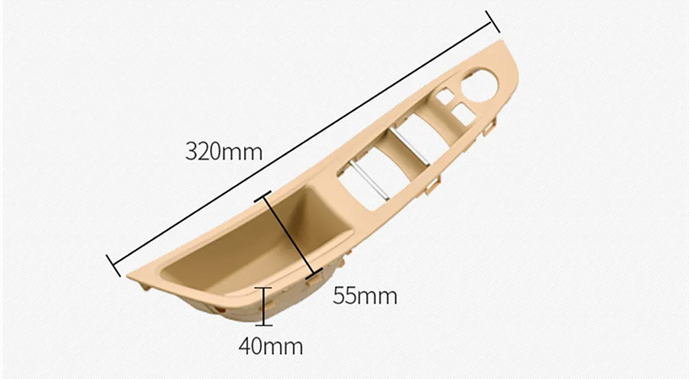 Для BMW 5 серии F10 F11 F18 внутренняя ручка двери левая передняя дверь дверные панели кнопка водителя Переключатель рамка коробка для хранения