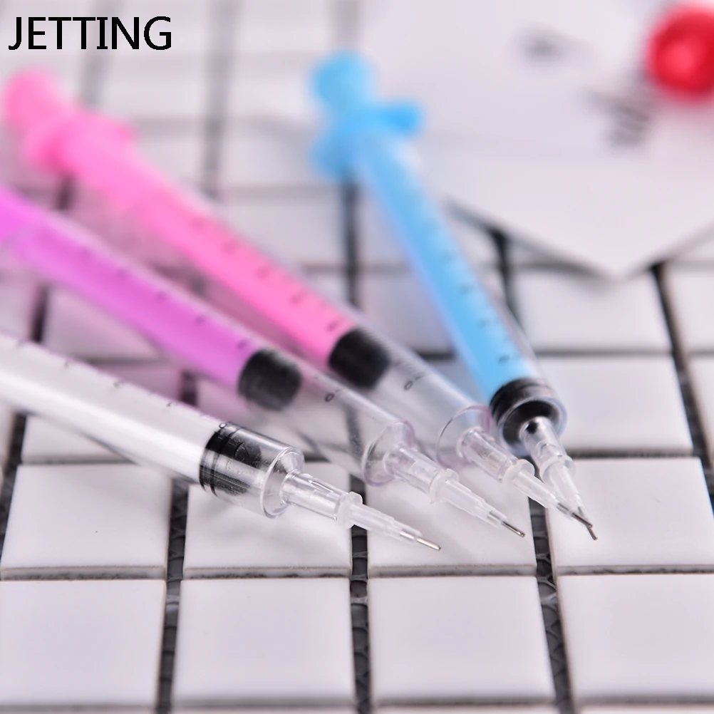 1 шт. оригинальная фоторучка шприц автоматическая шариковая ручка 38 мм|syringe pen|pen