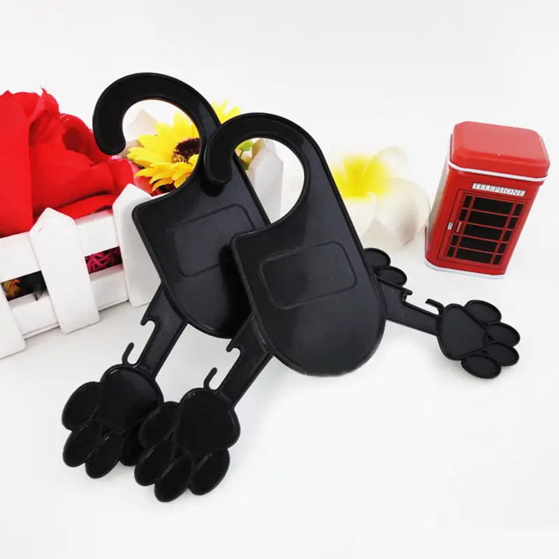 New Fashion 5 Pieces Pet Dog Cat Clothes Hanger Blackhanger as seen on