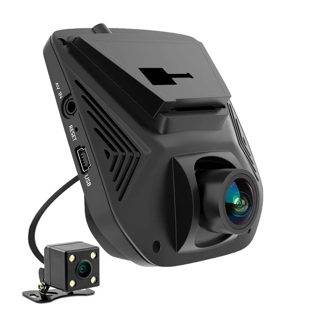 Автомобильный видеорегистратор с двумя объективами FHD 1080P Novatek 96658 ЖК-экран sony IMX323 Автомобильный видеорегистратор с передней+ Задняя парковочная камера