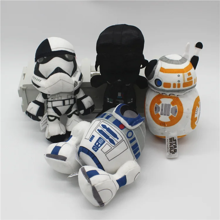 1 штука 15 20 см Звездные войны BB 8 R2 D2 Дарт Вейдер имперский Штурмовик плюшевые