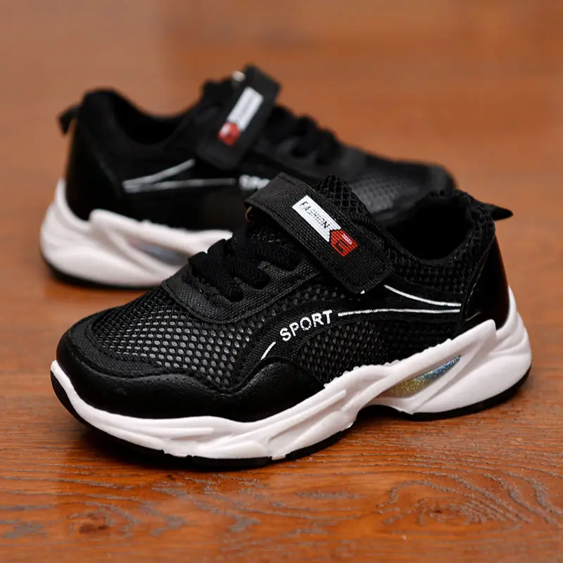 

Spring and summer new men and women children breathable soft bottom sports shoes mesh running student casual shoes