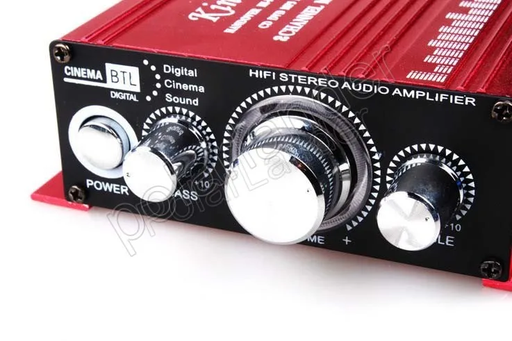 Potência de Saída Amplificador de Potência de Áudio do Carro Mini Canais Amplificador Hi-fi Stereo 12 v cd Dvd Mp3 Entrada 20wx2 Rms 2 15 Hi-Fi Stereo Amplificador 12 V amplificador de