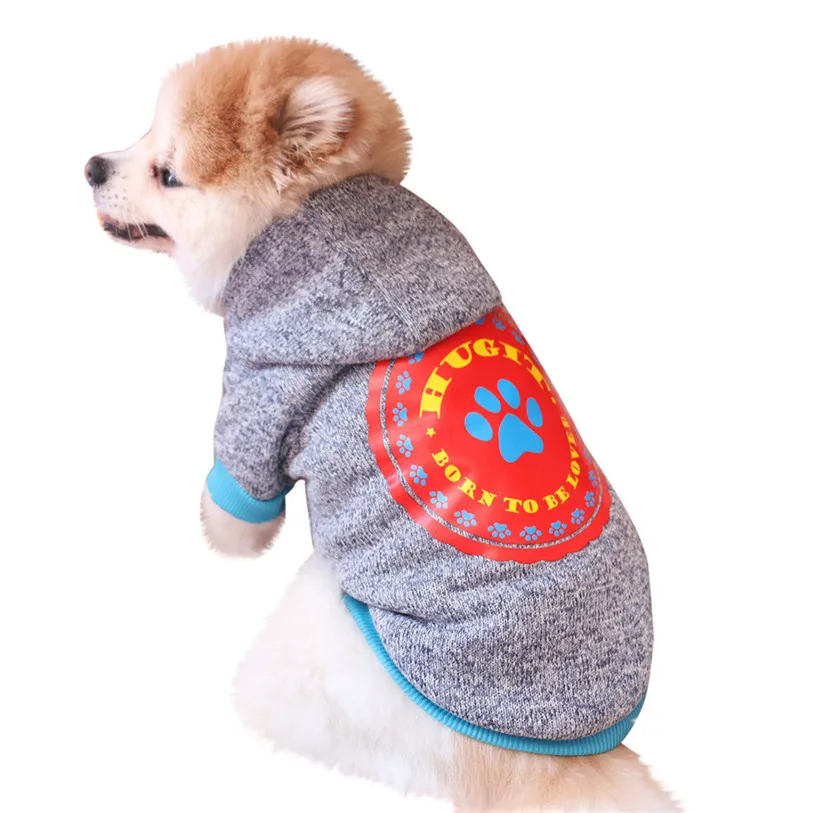 Зимняя куртка с капюшоном для собак, теплая мягкая вязаная жилетка для собак, свитер для маленьких и средних собак, костюм собаки чихуахуа 40JA16