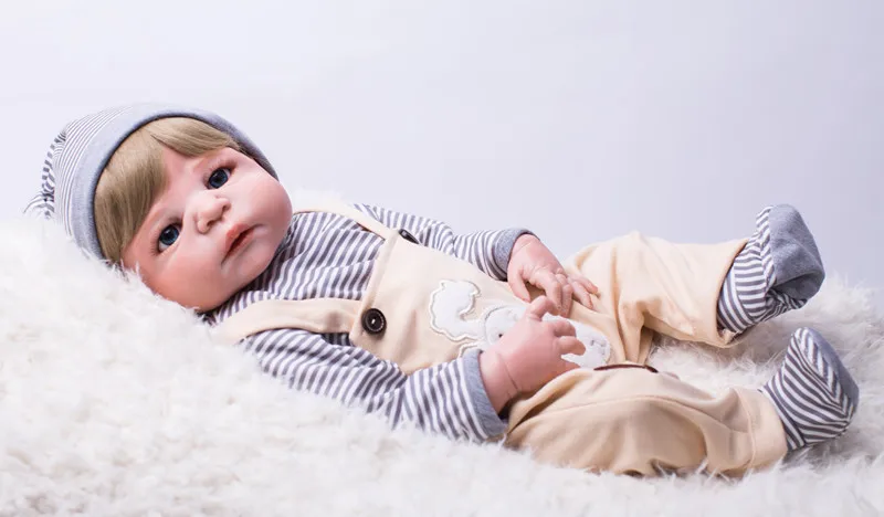 Bebe Reborn baby boy 2" винил новорожденные дети прекрасный подарок на день рождения игровой дом игрушка красная кожа больше реального 55 см всего тела силикона