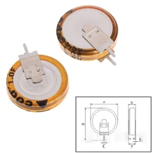 2 шт Универсальный 5,5 V 1.0F супер конденсатор V-type Кнопка смарт 5 мм Емкость и Прямая поставка