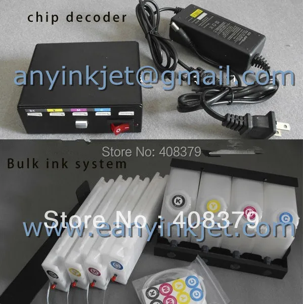 

Bulk ink system with chip decoder for  SC S30600 Ciss ink system for wide format SC-S30600 pitner