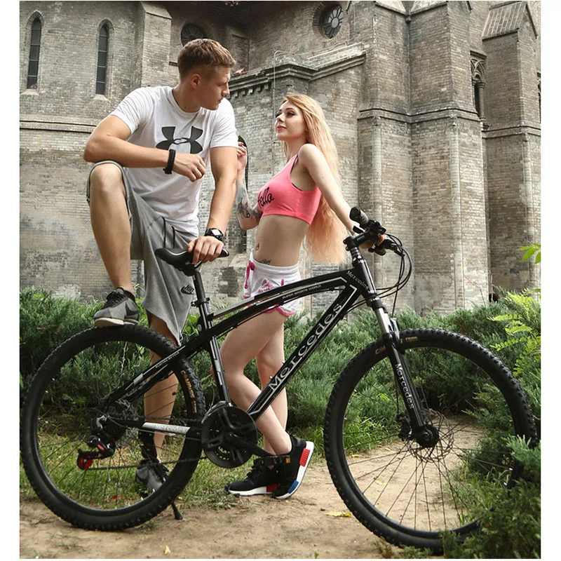 Хорошо устойчивы MTB велосипеда Скорость 24 алюминиевого сплава двойной диск