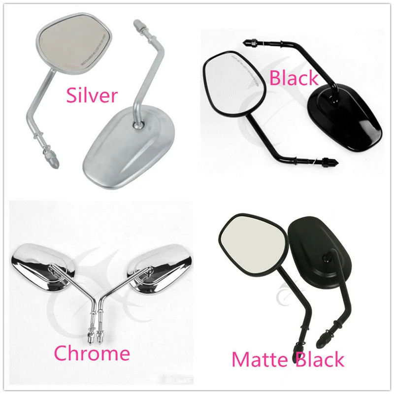 

Motorcycle Rearview Side Mirror For Harley Davidson Road King Touring XL1200L XL883 XL883L Sportster 8mm accessories