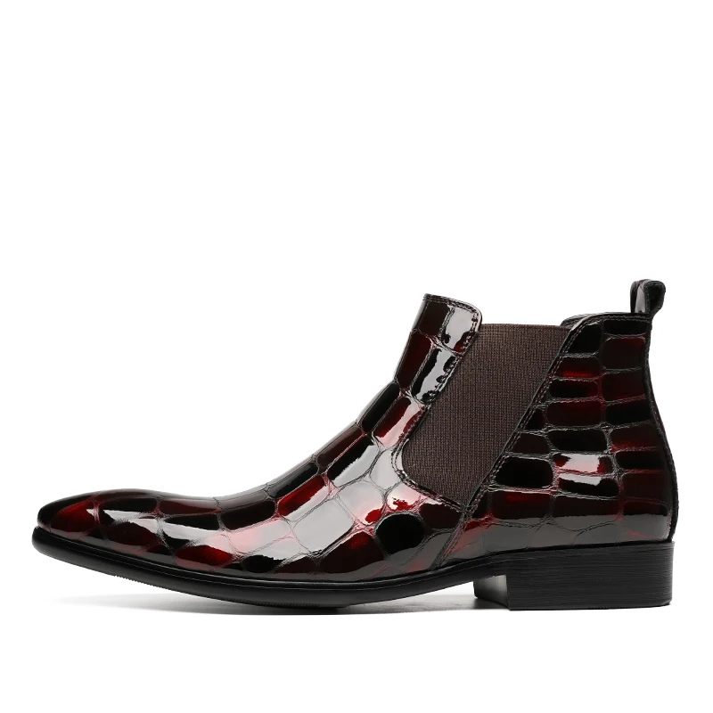 zapatos de vestir para hombre color vino