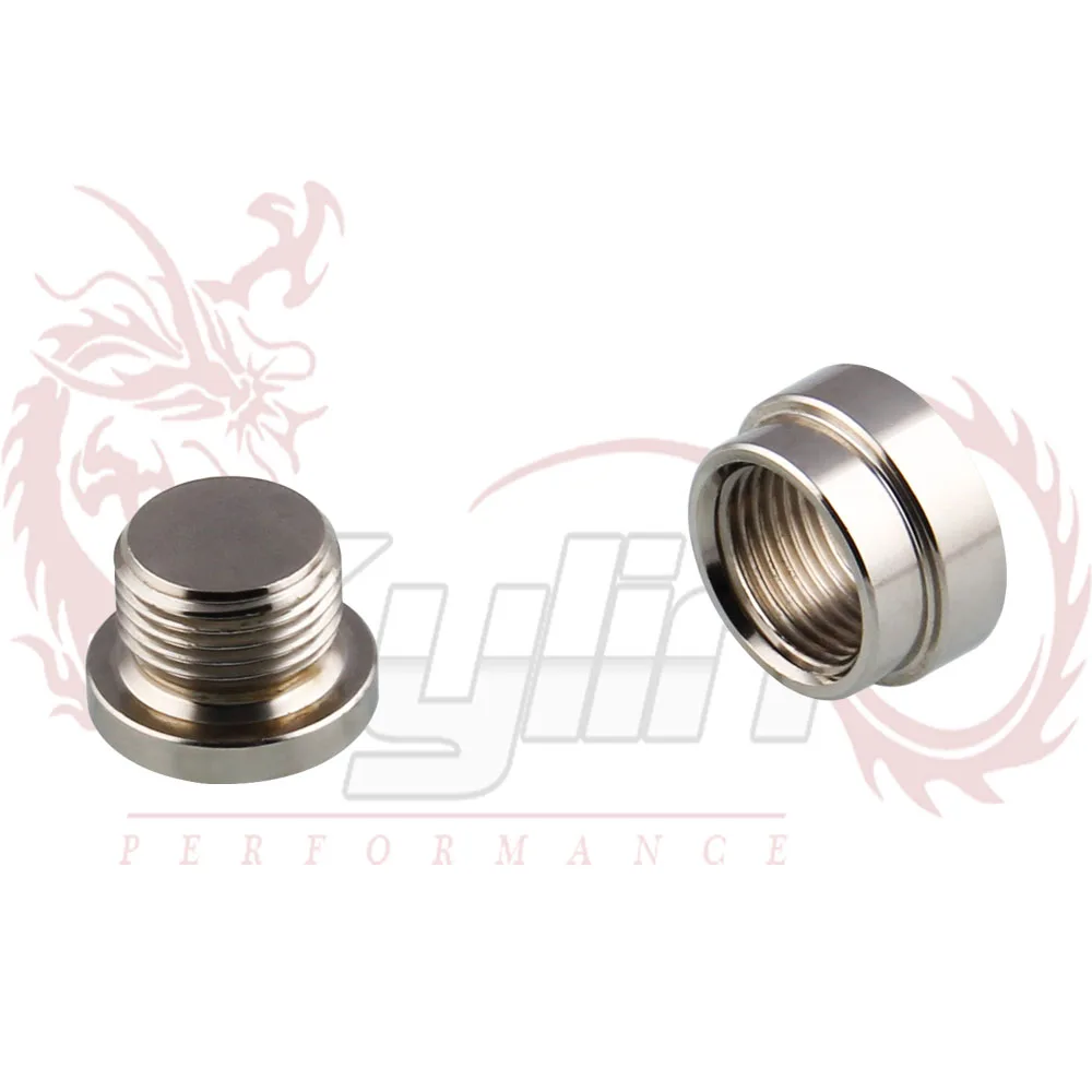 

Iron M18X1.5 O2 Oxygen Sensor Stepped Mounting Bung Plugs Oxygen Sensor Fittings Weld Bung TP084-1