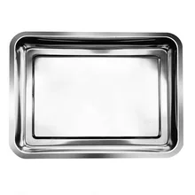 Татуировки 1 шт. Нержавеющая сталь хирургические медицинские прямоугольный лоток дезинфекция пластины Малый Размеры 27*20 см