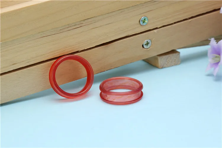 500pcs /bag Hair Scissor Pet scissors hairdressing Scissors Color Rubber Finger Ring