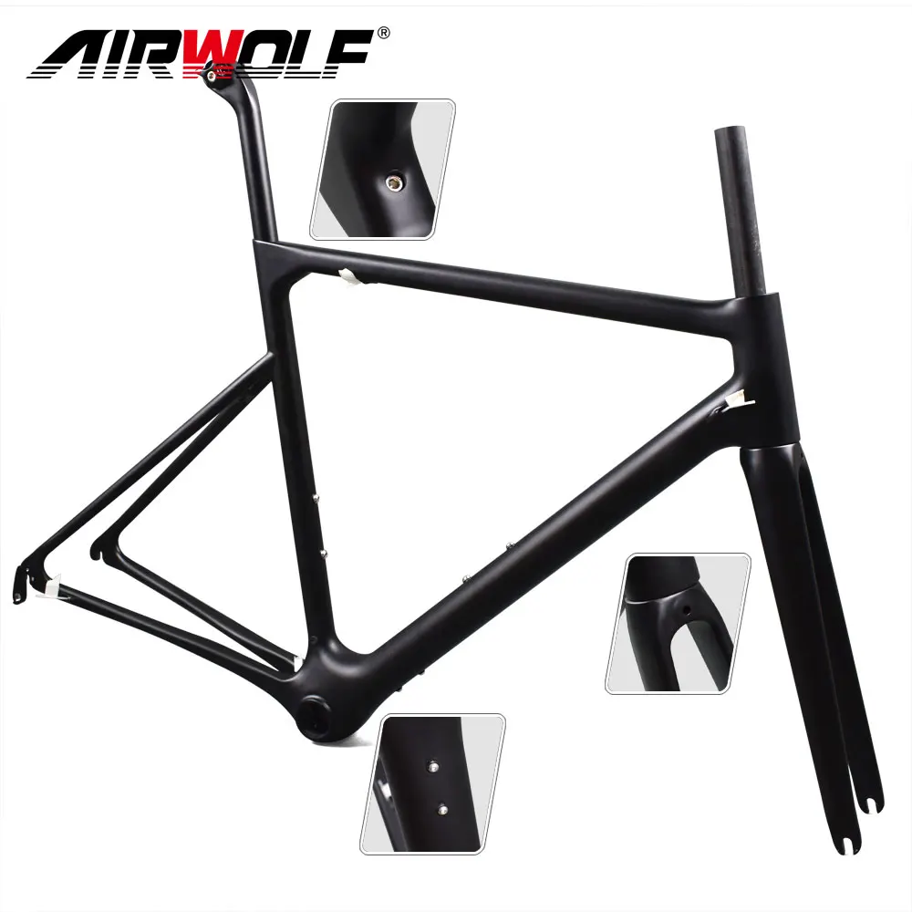 Sale 2018 carbon bike frame only 766g frame road carbon china toray T1100 carbon bike frame UD black monocoque carbon road frame 5