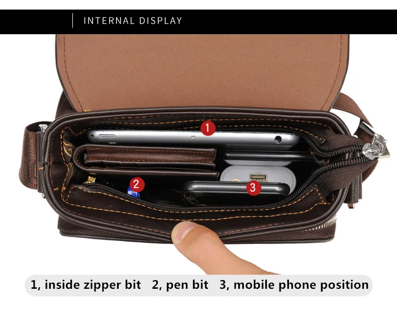Новая мужская вертикальная сумка из искусственной кожи, мужской коммерческий портфель, сумки высокого качества, сумка на плечо для IPAD, деловая сумка