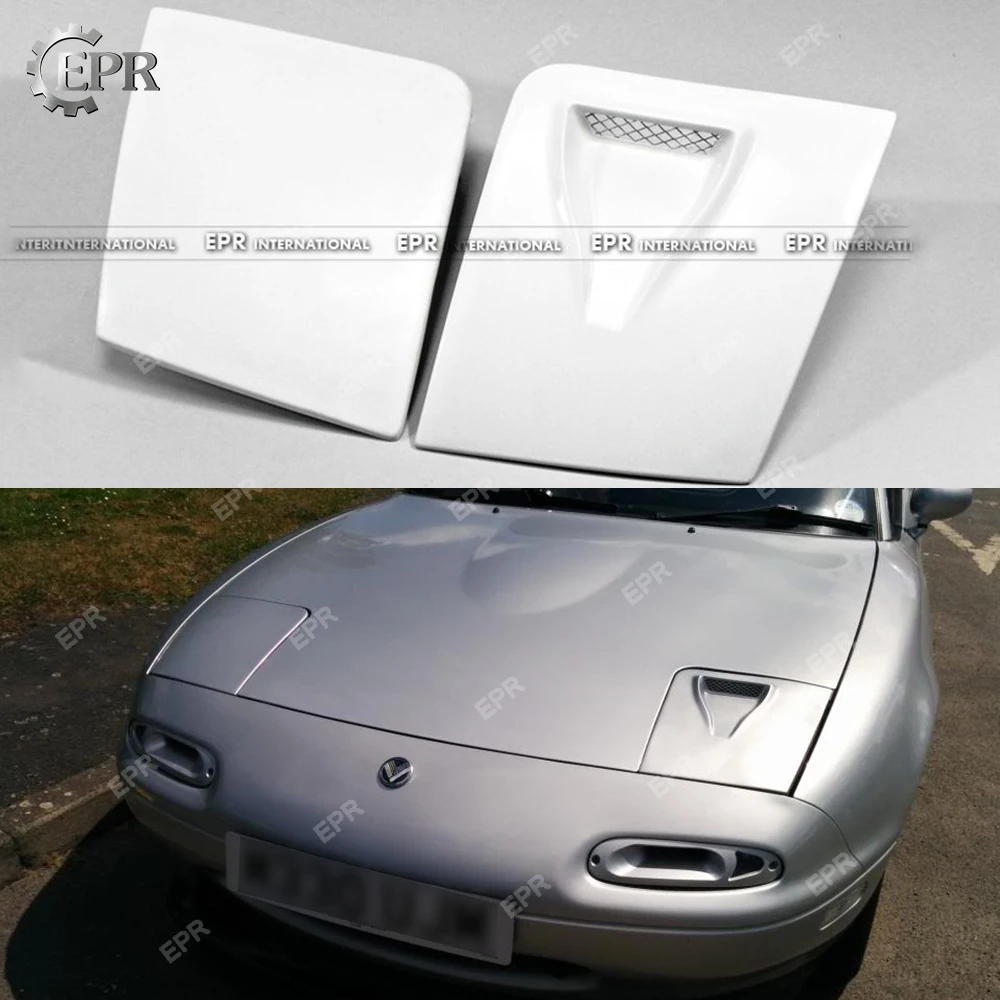 

For Mazda MX5 NA FRP Glass Fiber LHS Vented Headlight Cover (Only LHS) Tuning Part Trim For Miata MK1 Fiberglass Air Intake Duct