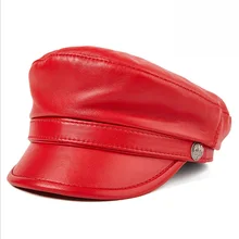 Натуральная овечья кожа кепки s Модные Военные Шляпы Роскошные козырьки для дизайна кепки MZ55