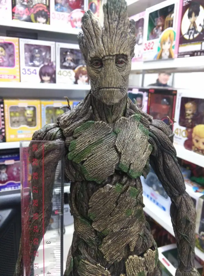 Горячие игрушки версия Marvel стражи Галактики Грут дерево человек Мстители 40 см Большой размер BJD фигурка игрушки