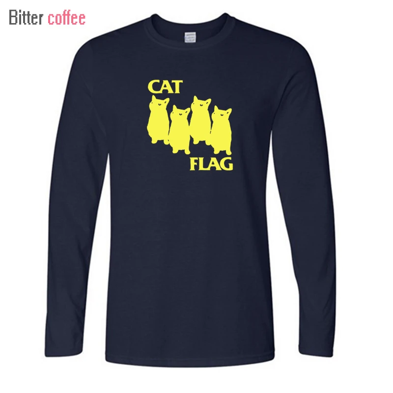 black flag cat shirt