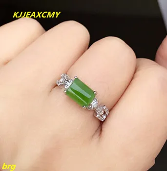 

KJJEAXCMY Fine jewelry Fine 925 sterling silver Jasper women jade ring