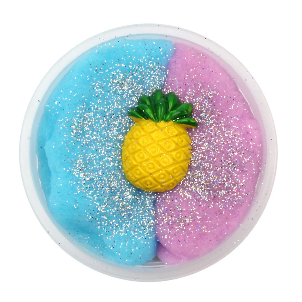 HIINST 50 г цветной клубникой смешивания облако сахарной ваты Slime ароматическая стресс Детский пластилин игрушка FEB11 P30