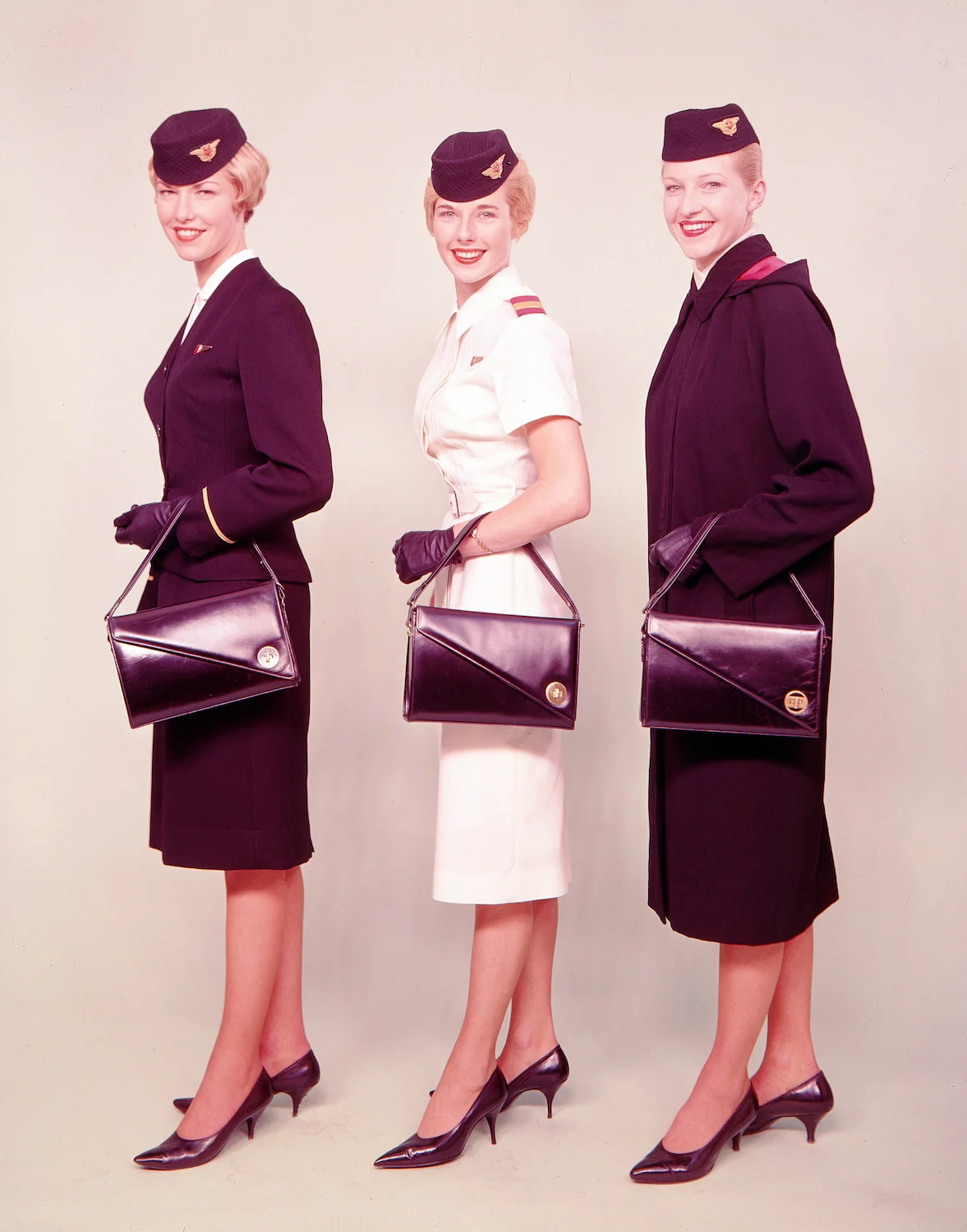 New Zealand NZ Fashionable Air Hostess Travel Classic Wall Stickers Canvas Painting Vintage