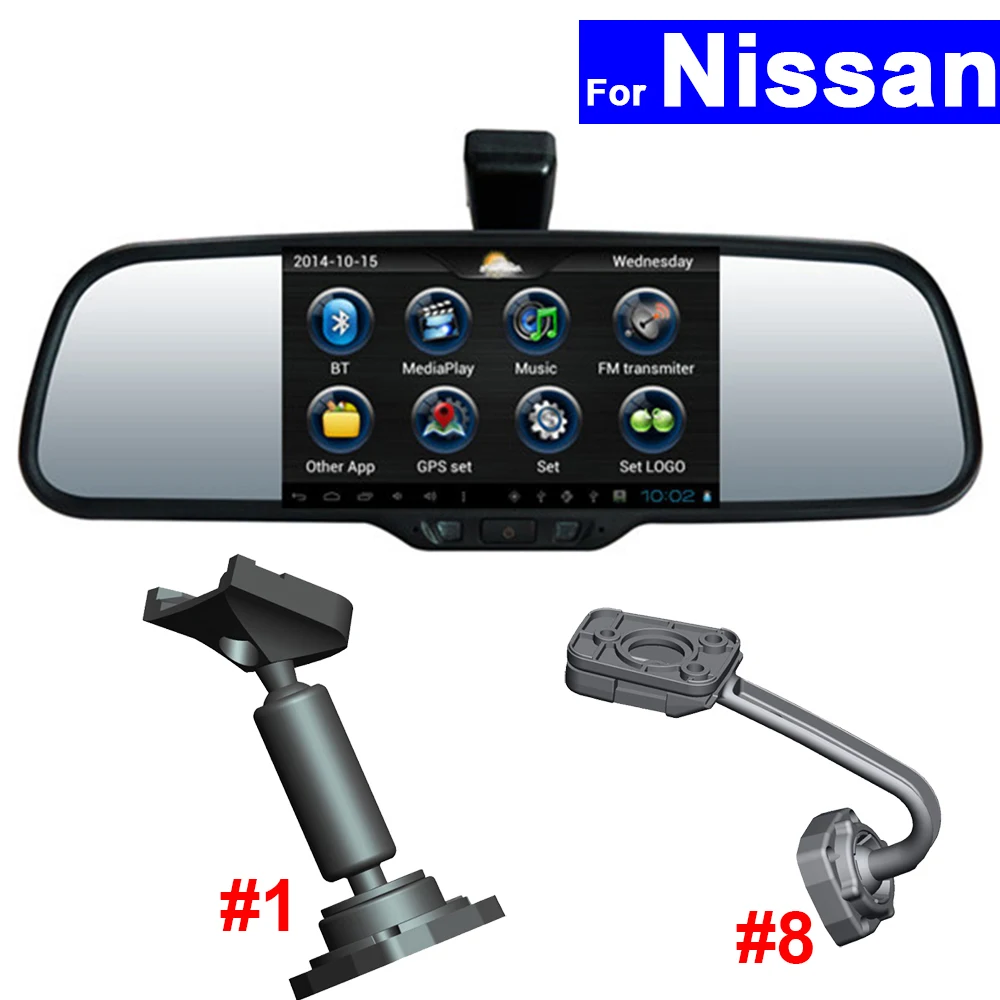 

Car Rear View Mirror DVR GPS Bluetooth WIFI forNissan NV200 Tiida Teana Livina Sunny Qashqai X-Trail Sylphy Android Auto Monitor