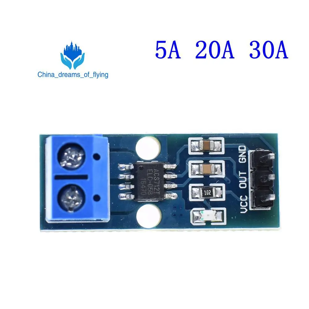 NEW 20A Hall Current Sensor Module ACS712 model 20A| |