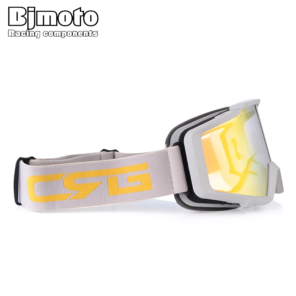 BJMOTO موتوكروس نظارات مكافحة الضباب الرياضة على الجليد تزلج نظارات قناع التزلج الثلوج خوذة قناع