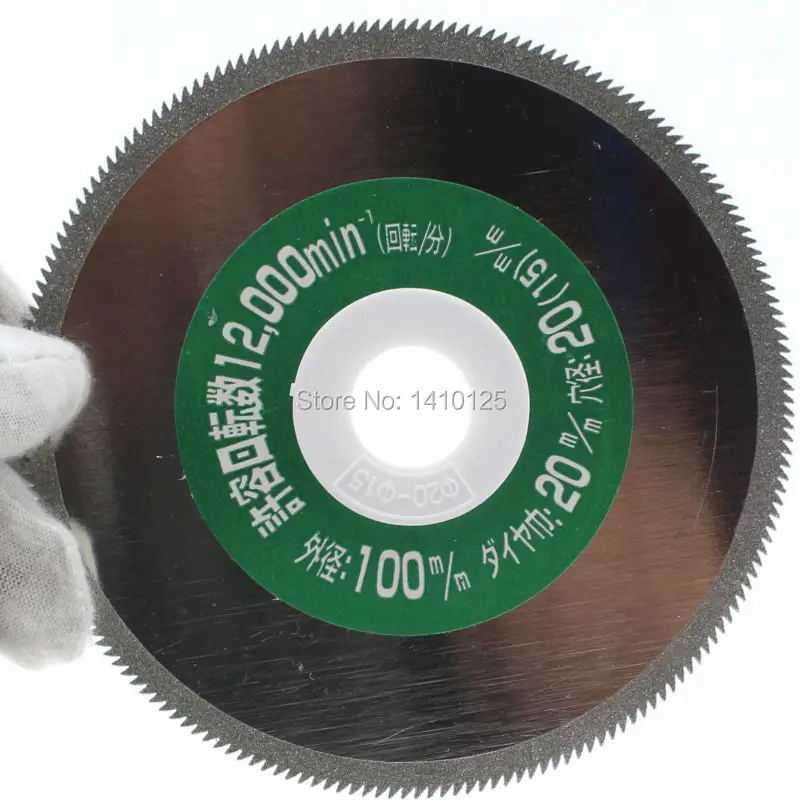 4" inch Electroplated Diamond Coated Serrated Saw Blades Cutting Disc