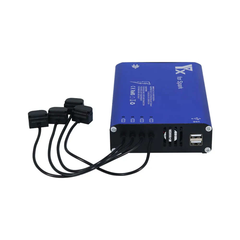 

US Plug Charger Hub Battery Charger Quadcopter Adapter RC Charging for DJI Spark Portable Premium