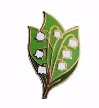 

Lily of The Valley Flower Soft Enamel Pin