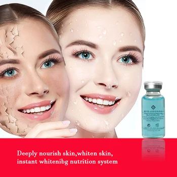 20ml acide hyaluronique sérum hydratant pour la peau argionine Peptide pour soins du visage crème escargot cristal blanc collagène vitamine C