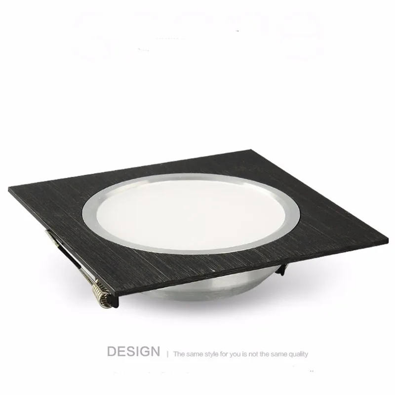 square driverless led down light black-9