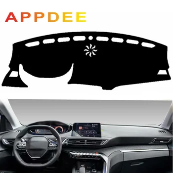 

APPDEE For Peugeot 3008 2016 -2019 Car Styling Covers Dashmat Dash Mat Sun Shade Dashboard Cover Carpet 2017 2018
