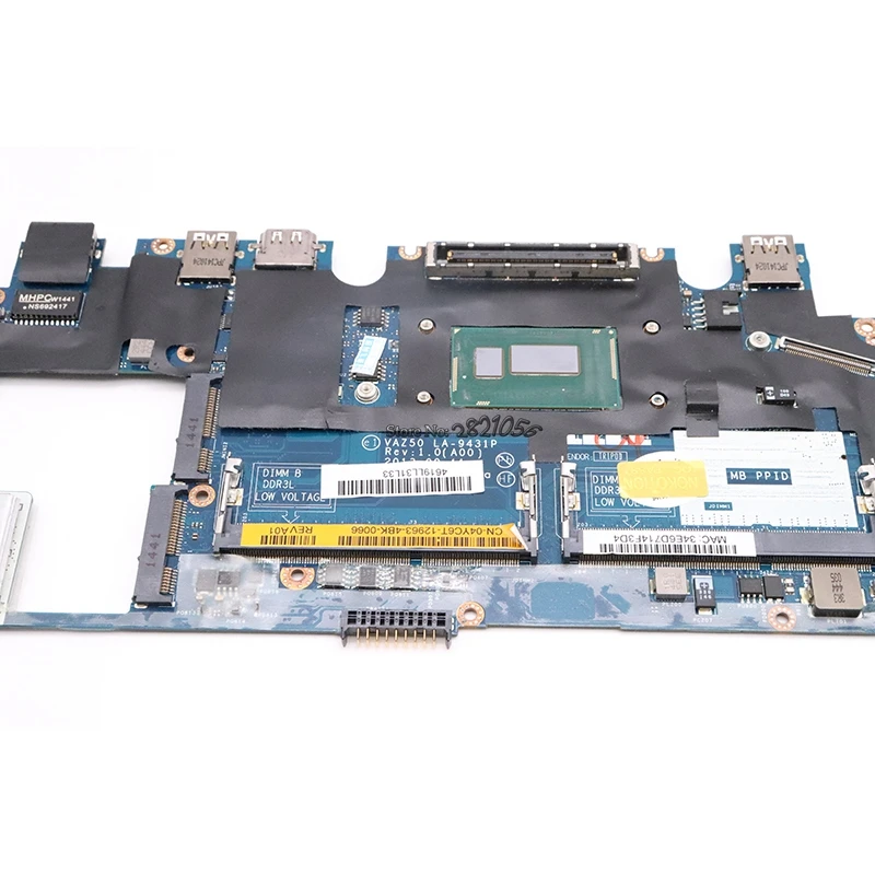 Nokotion VAZ50 LA-9431P для Dell Latitude E7240 CN-04YC6T 4YC6T 04YC6T Материнская плата ноутбука с i5-4310U Intel HD графика