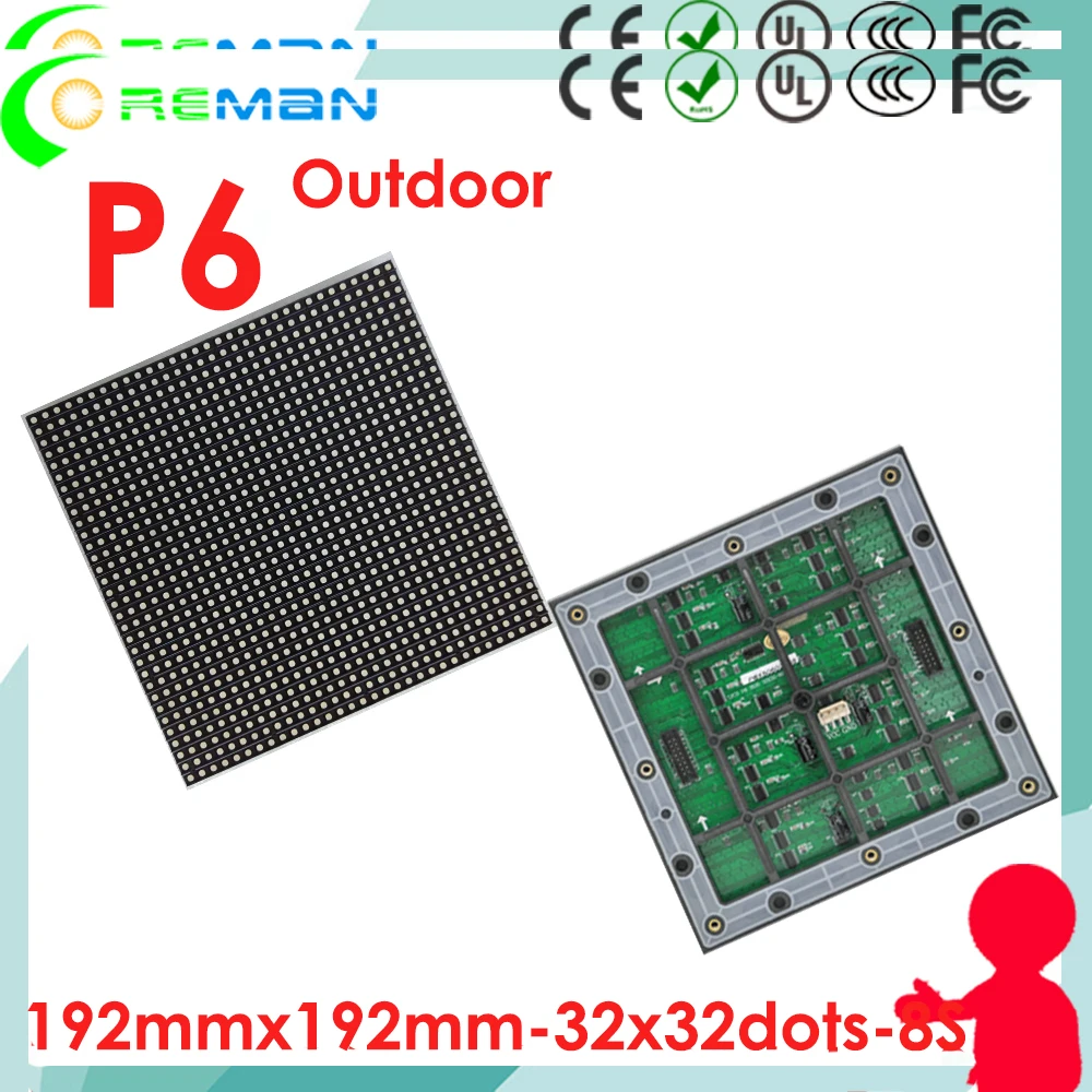 Светодиодный экран p6 для уличного использования светодиодный 576 мм * мм|led display