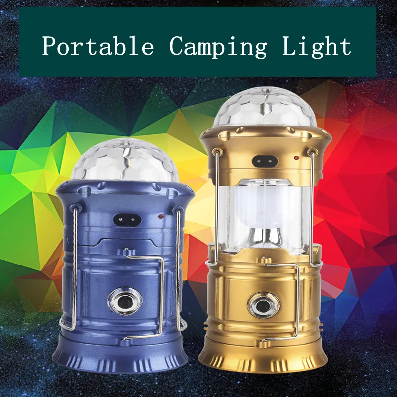 

AIMIHUO LED portable lantern gold/black/blue AC110-220V Light 3 mode stage light/flashlight/portable camping light recharge lamp