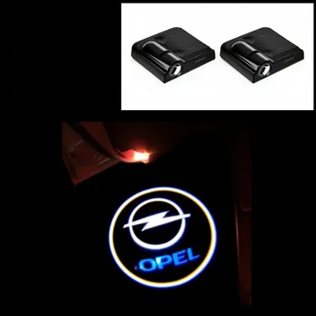 

2X Car LED Door Welcome Logo Laser Projector Ghost Shadow Light For Opel Insignia Astra H G J Corsa D C B Zafira Vectra C Mokka