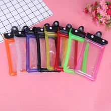 1 шт. Универсальный ПВХ водонепроницаемый мобильный чехол для телефона прозрачный ПВХ герметичный подводный сотовый смартфон плавательный чехол