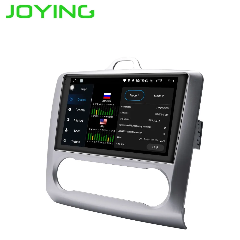 Excellent JOYING Car Radio Android 8.1 one din IPS supoort 4G Octa Core head unit 4GB+64GB Voice command carplay for Ford Focus 2005-2012 3