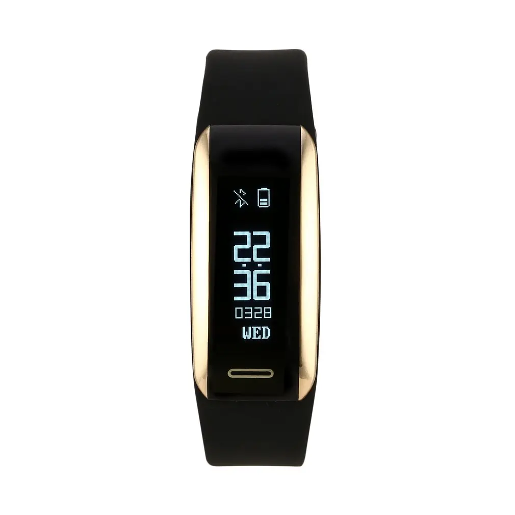 

V07 Smart Heart Rate and Blood Pressure Wristband Bluetooth 4.0 OLED Smart Bracelet Calories Time Steps Distance Monitoring