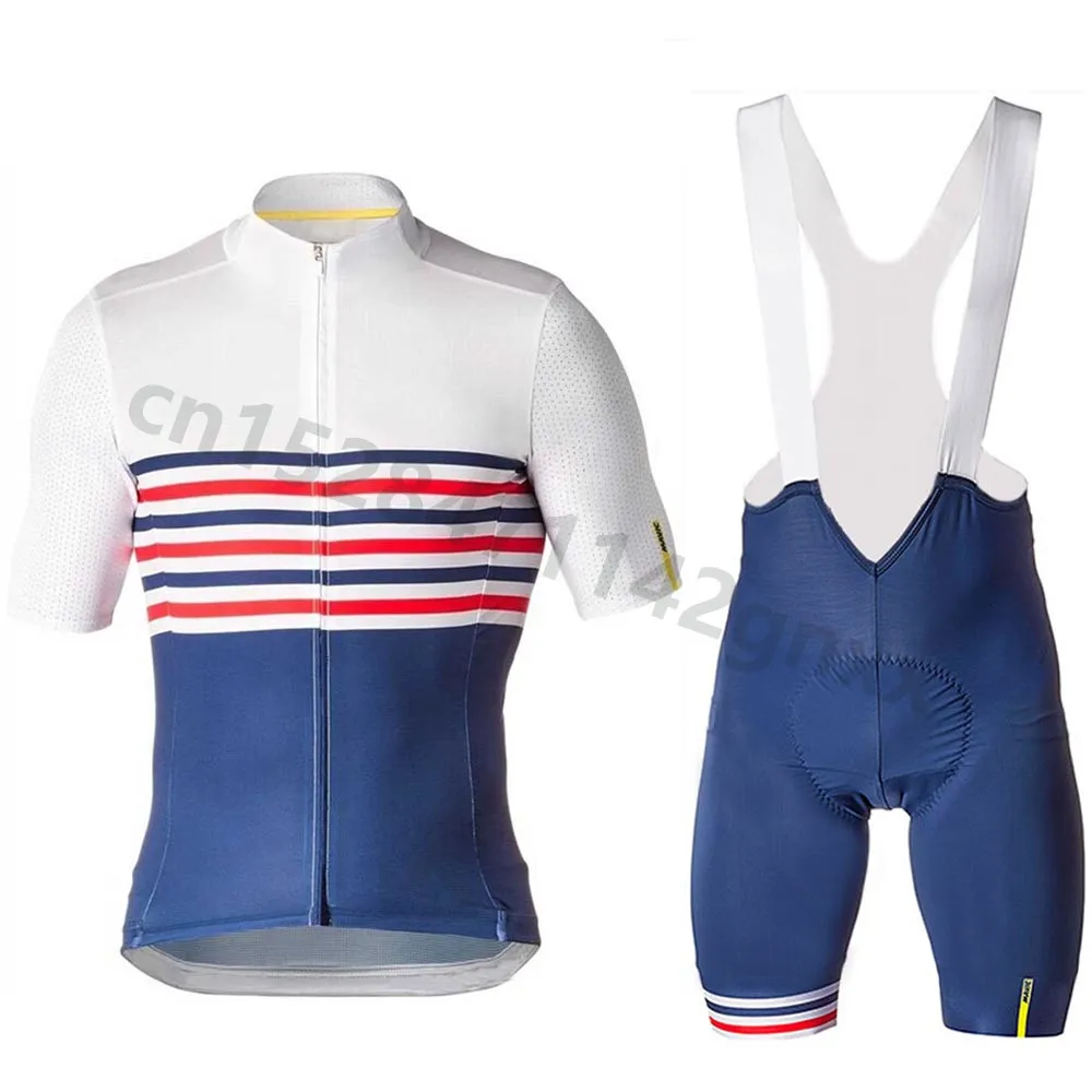 

2019 New Mavic men cycling jersey set pro team Quick Dry cycling clothing 9D gel breathable pad triathlon MTB Road bike clothes