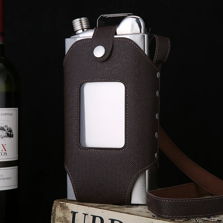 BIUBIUTUA 18oz 26oz 35oz фляги для виски Портативный Нержавеющая сталь большой Ёмкость