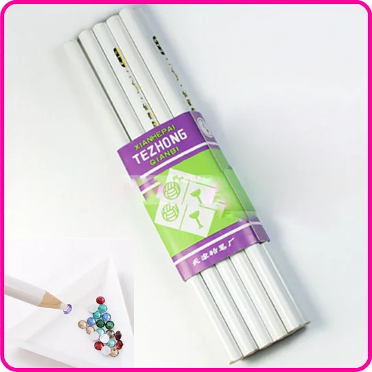 

Promotion New arrival High Quality 4 x Nail Art Rhinestones Gems Picking Tools Pencil Pen Pick Up Pen + Free Shipping (NR-WS67)
