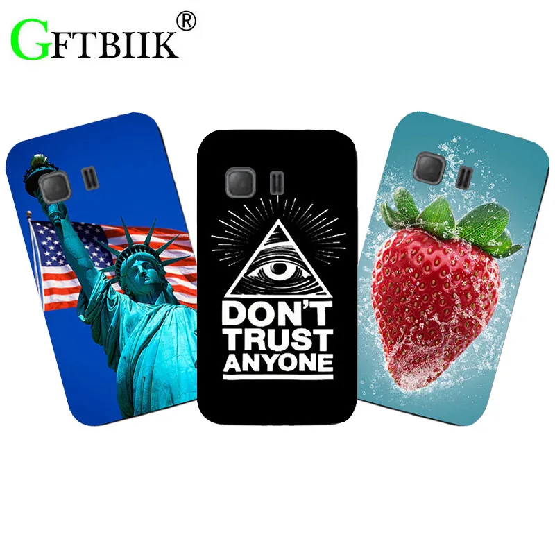 

Fashion Cute Cartoon Phone Case For Samsung Galaxy Young 2 G130 G130H G130E Cover Animal Flower Originality Printing Back Shell