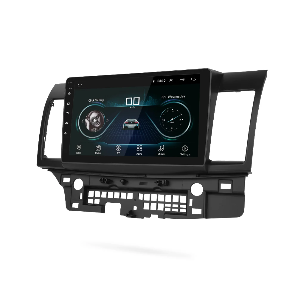 Sale Android 8.1 Car GPS Player GPS Radio for Mitsubishi Lancer 10 Galant with 2G+16G Quad Core NO dvd Radio Multimedia stereo 30