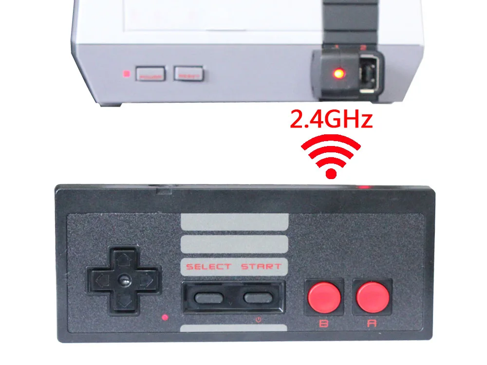 Wireless 2.4G USB Plug and Game Controller Gamepad for Nintendo for NES