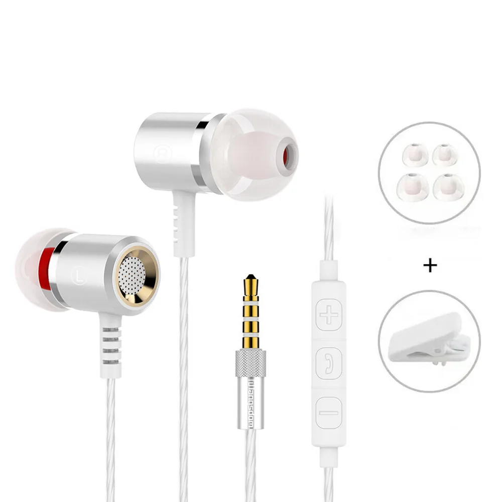Оригинальные Langsdom M400 проводные наушники fone de ouvido In ear HiFi стерео с микрофоном 3 5 мм